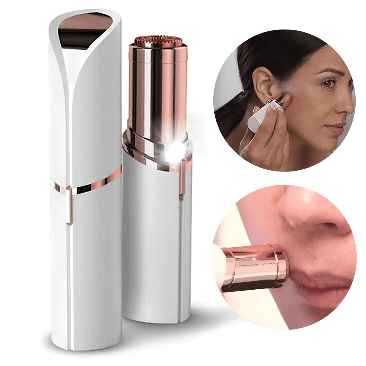 Depilador elétrico facial e corporal